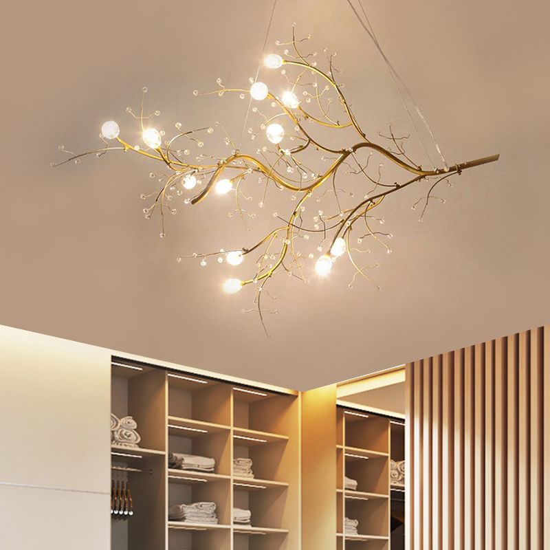 Olivia Romantic Art Deco Branch Pendant Light