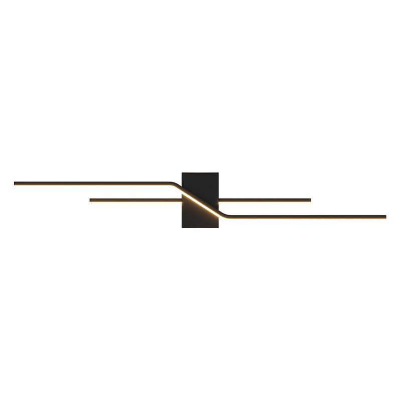Arisha Modern Minimalist Linear Metal Vanity Wall Light