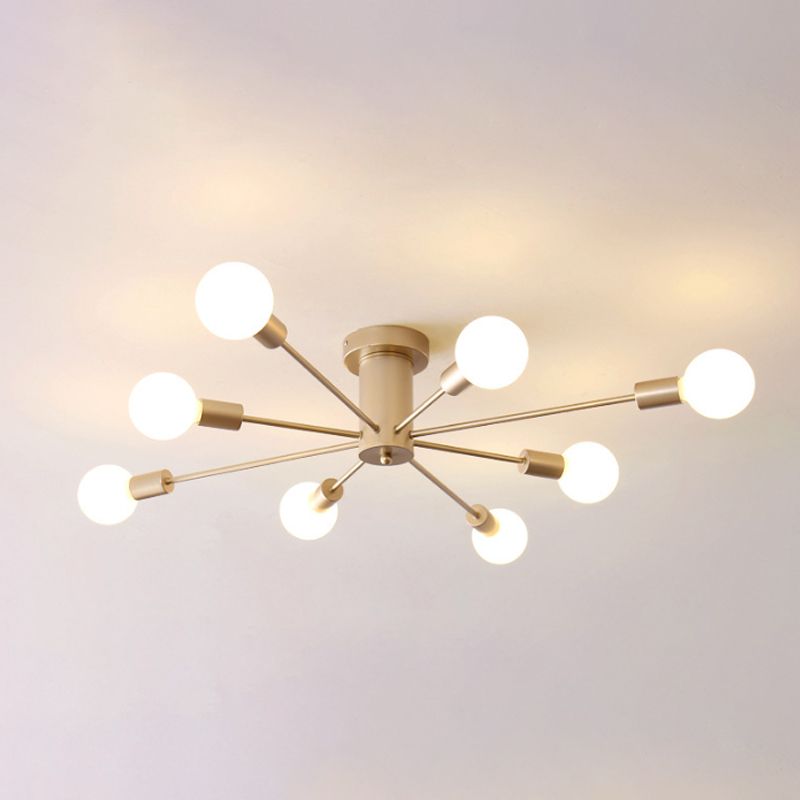Valentina Modern Globe Bubble Flush Mount Ceiling Light