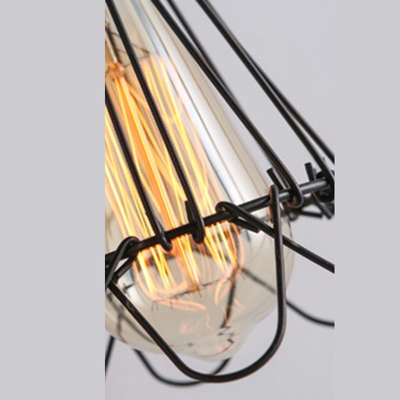 Alessio Industrial Lantern-Style Metal Wall Sconce – Black & Rust Finish