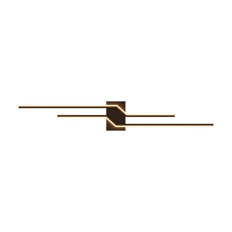 Arisha Modern Minimalist Linear Metal Vanity Wall Light