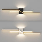 Arisha Modern Minimalist Linear Metal Vanity Wall Light