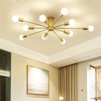 Valentina Modern Globe Bubble Flush Mount Ceiling Light