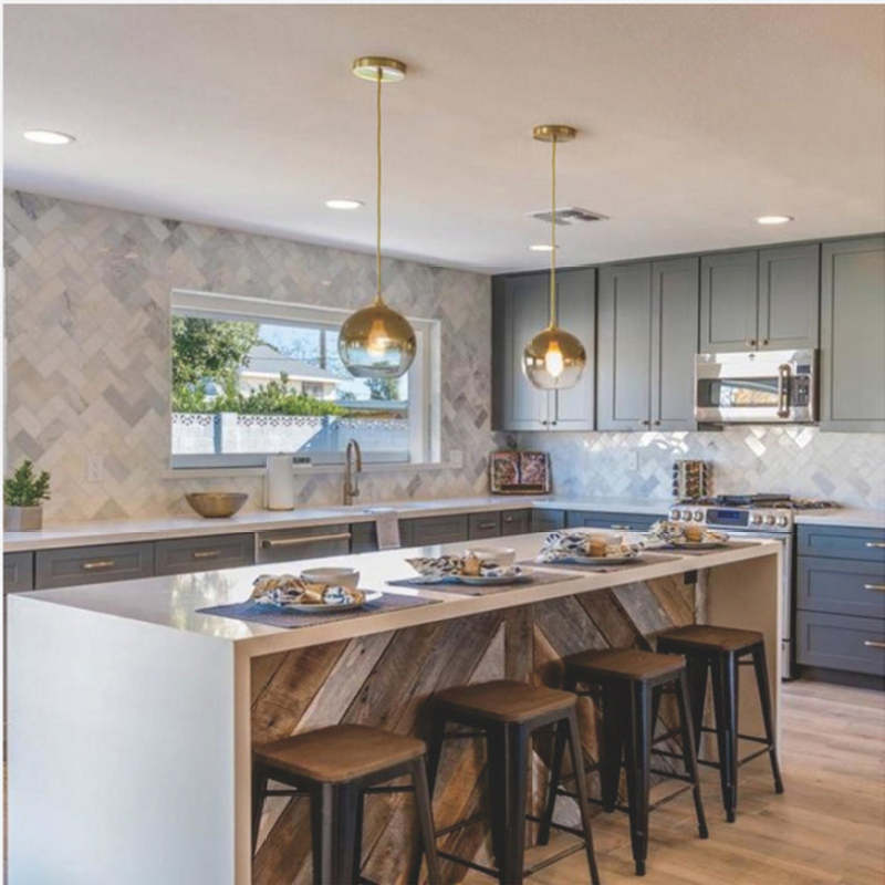 Brina Frosted Balloon Pendant Light Gradient