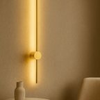 LumoLine Nordic LED Wall Lamp Elongated Dimmable Remote Bedroom Living Room — 15 to 47 Inch