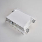 Aria Modern White Recessed LED Wall Lamp with Metal and Plaster Finish