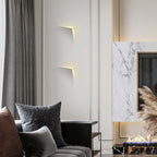 Aria Modern White Recessed LED Wall Lamp with Metal and Plaster Finish