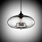 Valentina Modern Bread Shaped Glass Pendant Light, 6 Colour
