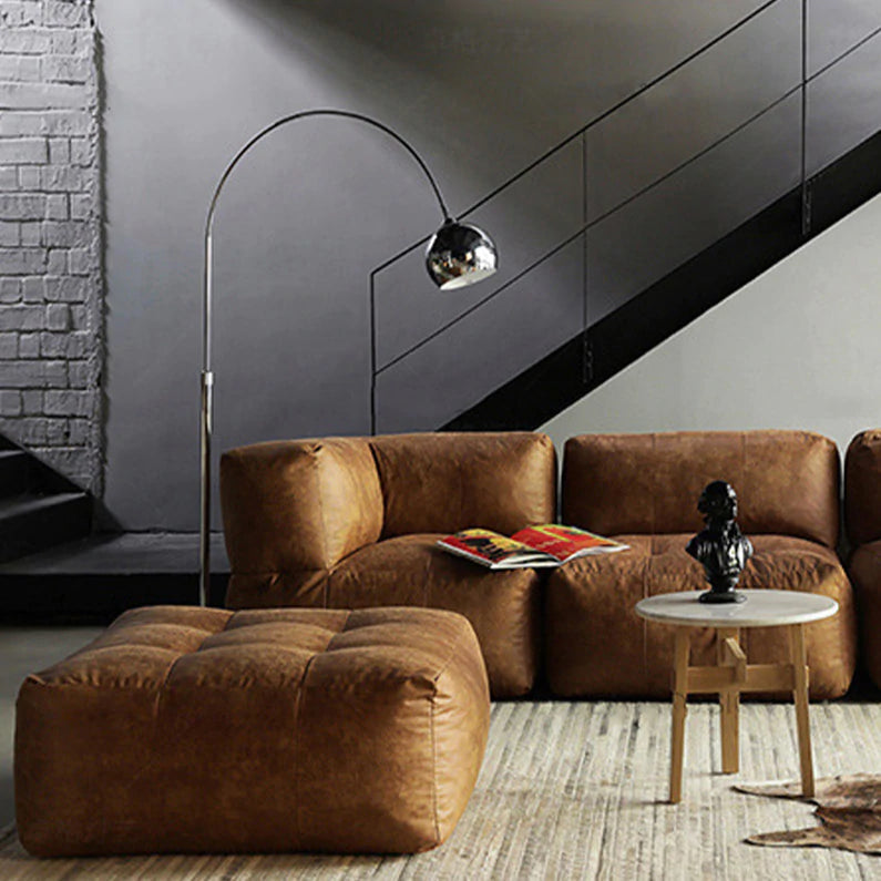 Mira Macaron Modern Fishing Arc Floor Lamp