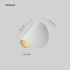 Myra LED Wall Reading Lamp – 360° Rotatable Bedside & Living Room Light