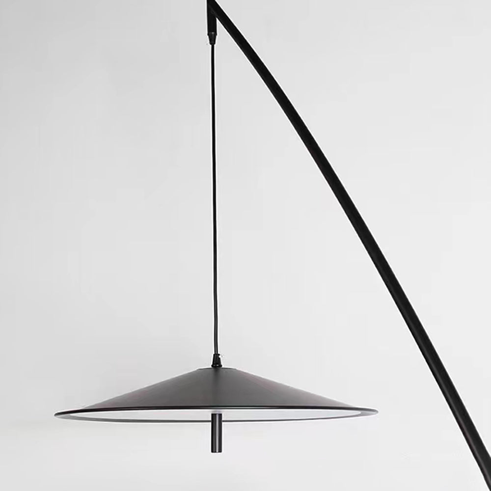 Salgado Frisbee Fishing Rod Floor Lamp, Living Room