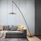 Salgado Frisbee Fishing Rod Floor Lamp, Living Room