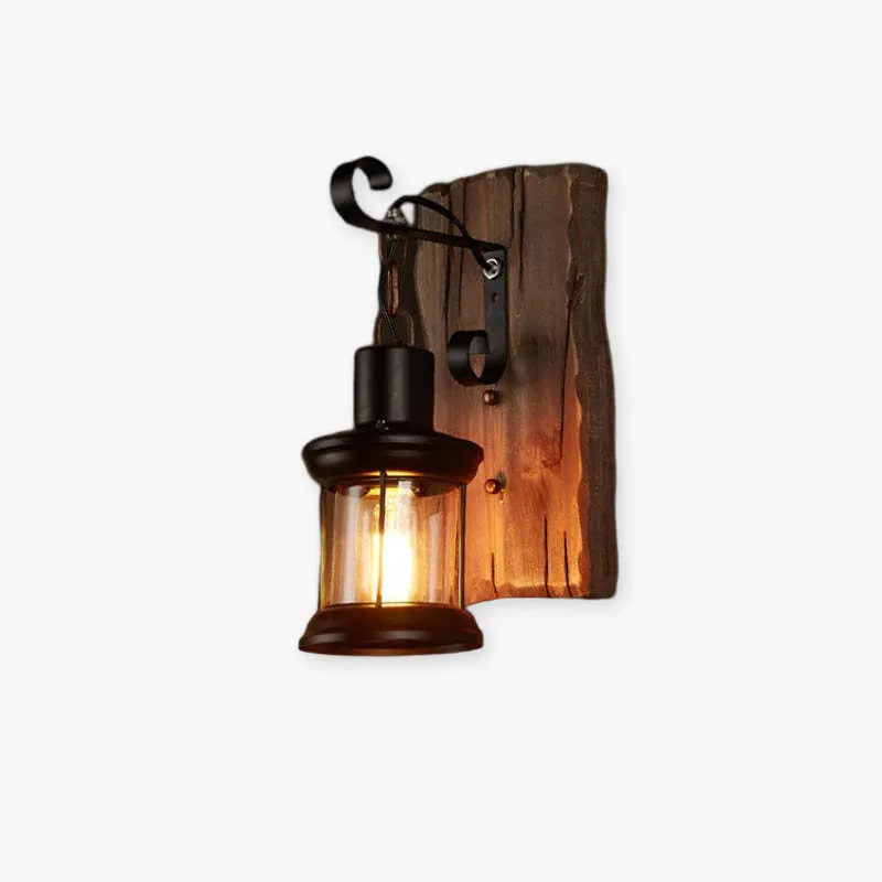Austin Vintage Lantern Wall Lamp – Classic Industrial Metal Design