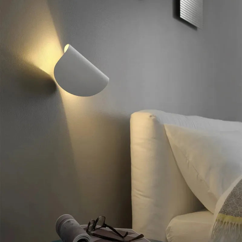 Myra LED Wall Reading Lamp – 360° Rotatable Bedside & Living Room Light