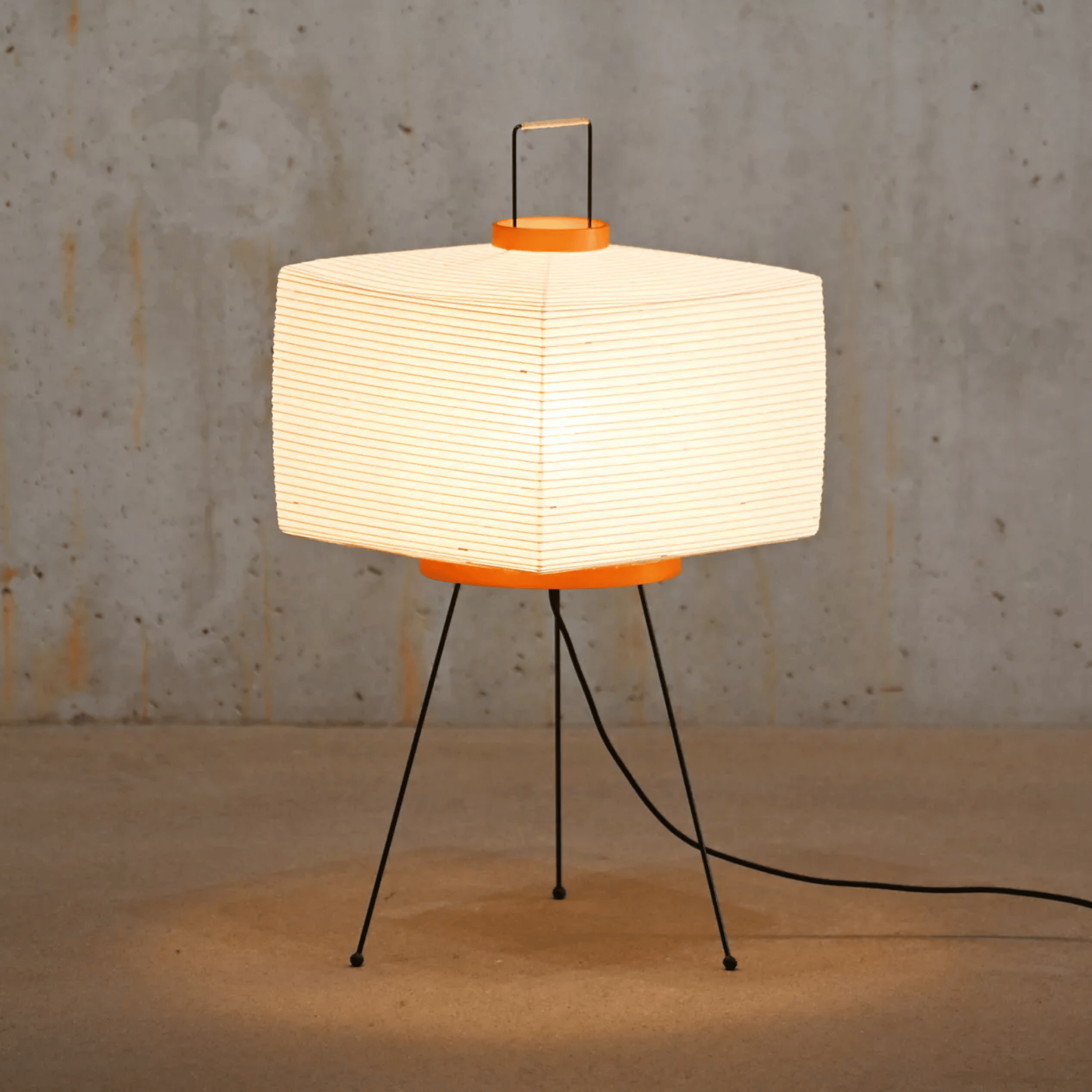Shōmei Glow Handcrafted Rice Paper LED Floor Lamp Japandi Wabi-Sabi Living Room Bedroom