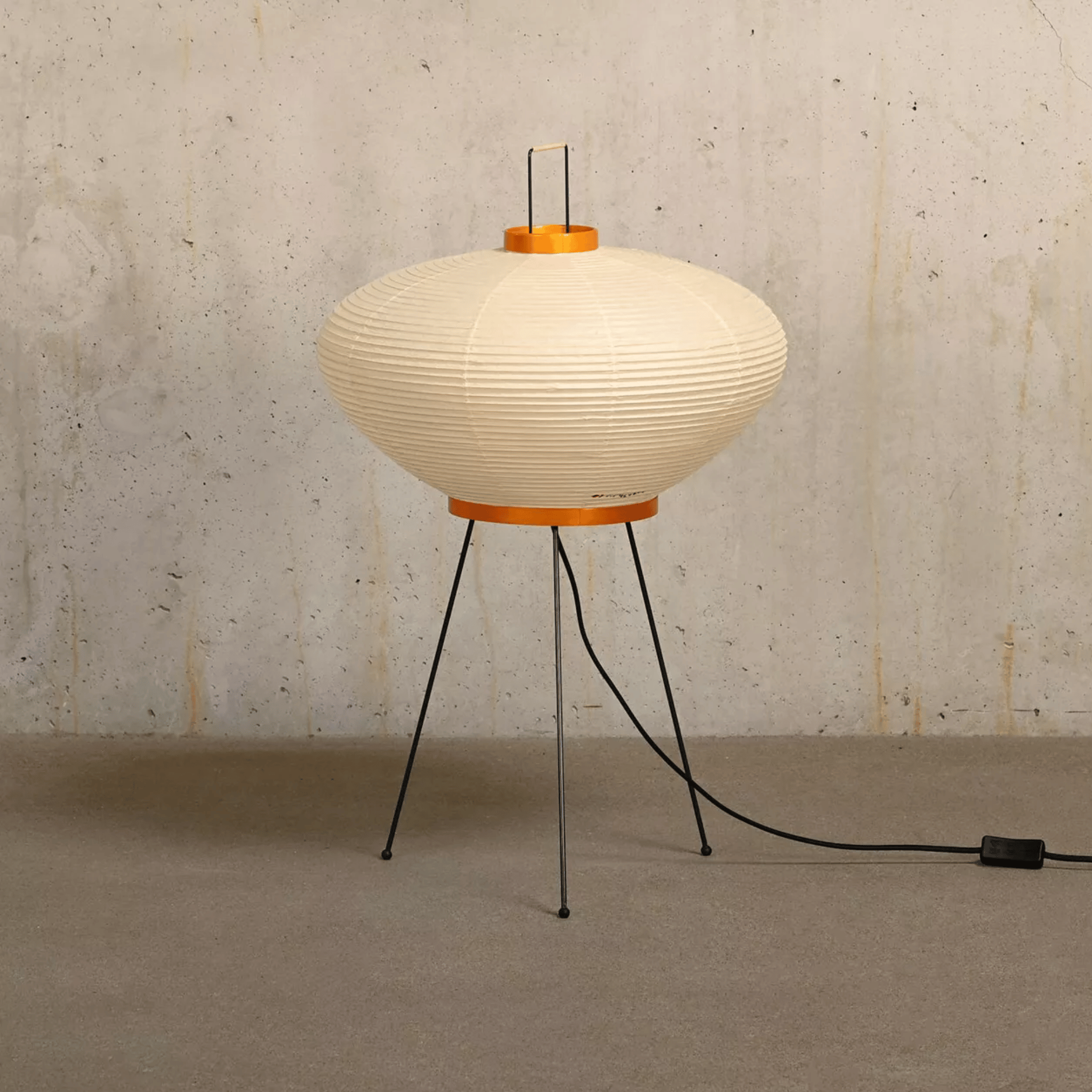Shōmei Glow Handcrafted Rice Paper LED Floor Lamp Japandi Wabi-Sabi Living Room Bedroom