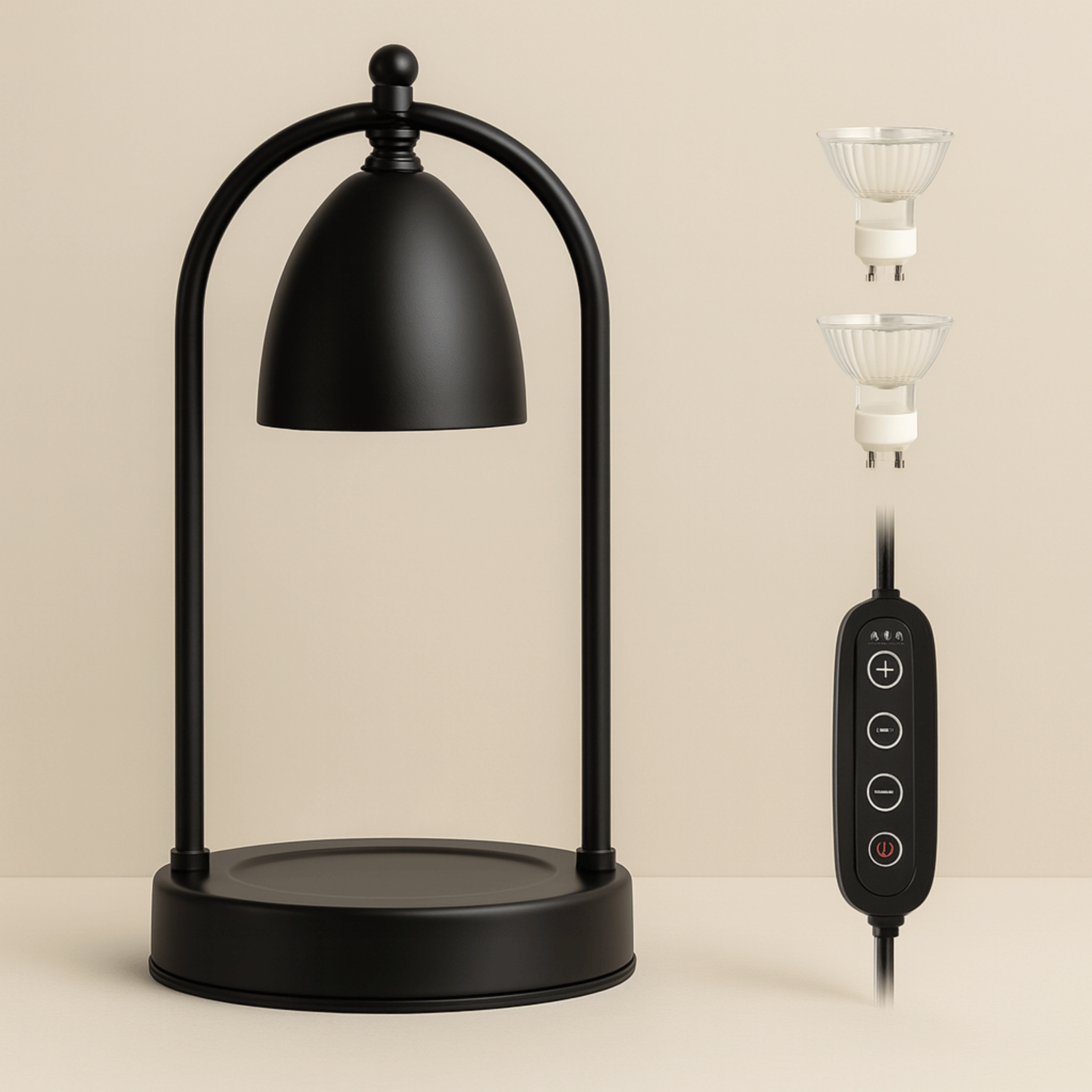 GlowHaven Candle Warmer Lamp Dimmable Wax Melt LED Table Light Bedroom Decor