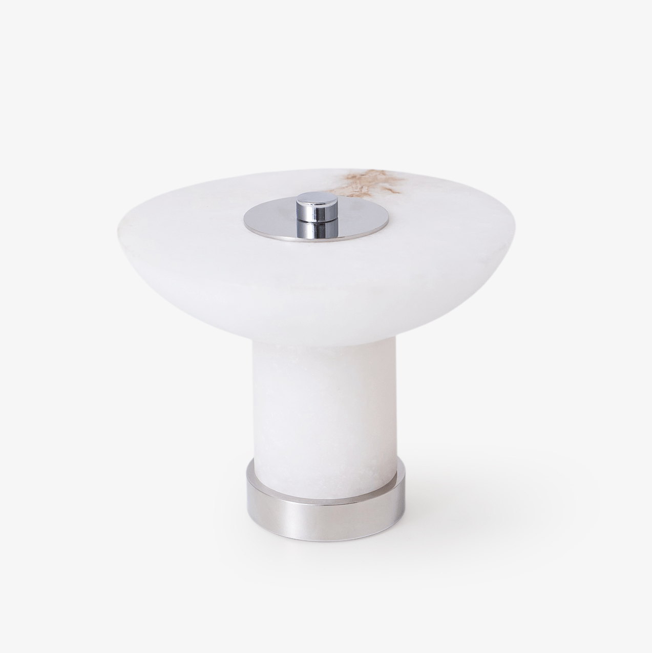 Rechargeable alabaster LED table lamp cordless USB touch control bedside restaurant