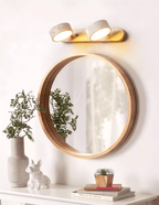 Travertine Duo LED Wall Light Natural Stone Dimmable Bedroom Living Room — 2 to 3 Lights