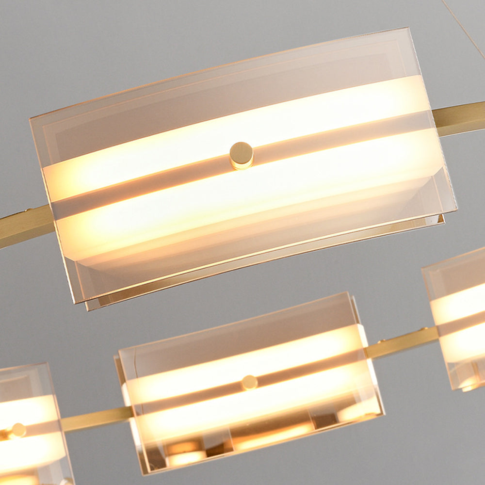 Arisha Minimalist Ring Metal Pendant Light,Black/Gold