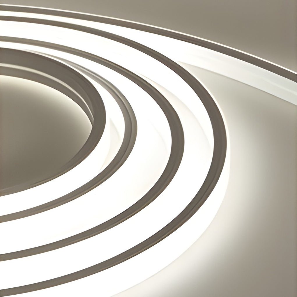 Outdoor Embedded LED Strip Lights Waterproof Recessed Stair Tread Lighting — 10 to 33 Ft