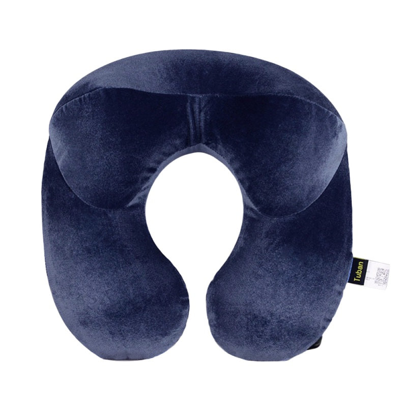 Inflatable Travel Neck Pillow – Soft U-Shaped Neck Support Pillow for Flights