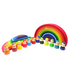 Grimm's Large Rainbow Stacker Bundle - Rainbow Stacking toy