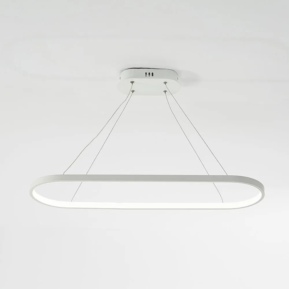 Junel Minimalist Oval Interior Hanging Pendant Light