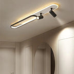 Aim Modern Ceiling Light Spotlight, Black/Gold
