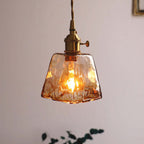 Zina Pendant Light Glass&Brass