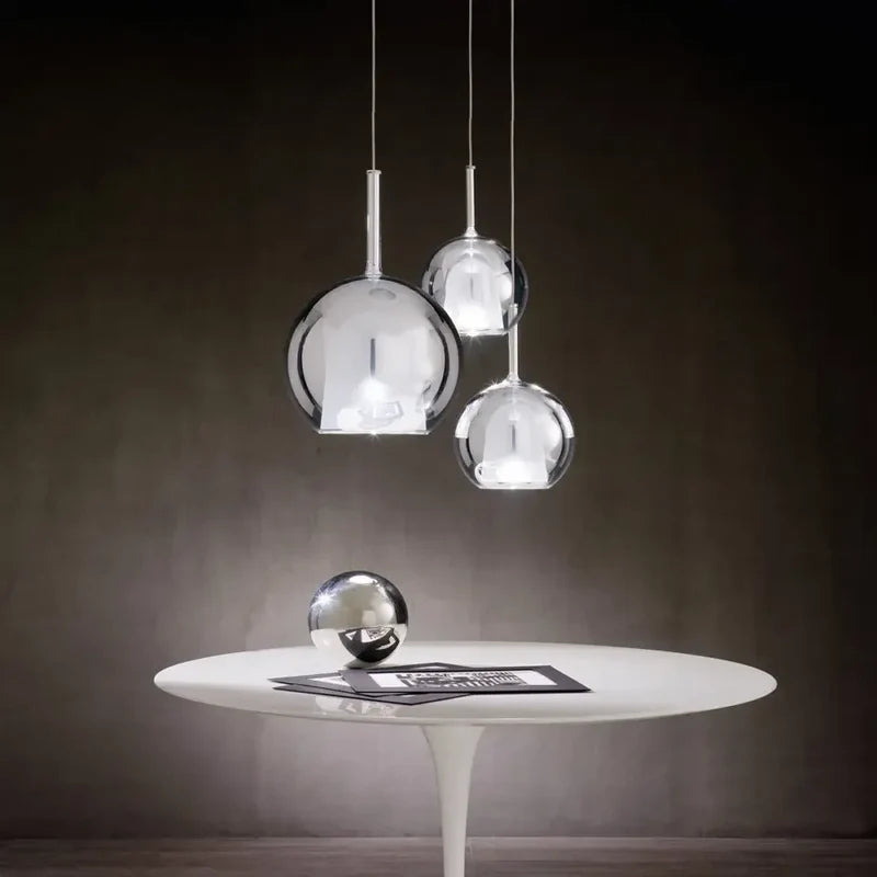 Valentina Pendant Light Glass Modern Sphere LED  Dining Room