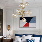 Valentina Bubble Branch Glass/Metal Chandelier, Kitchen/Dining Room
