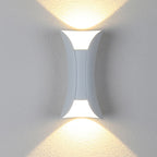 Noxel Curved Outdoor LED Wall Light – Stylish Wall-Mounted Lamp