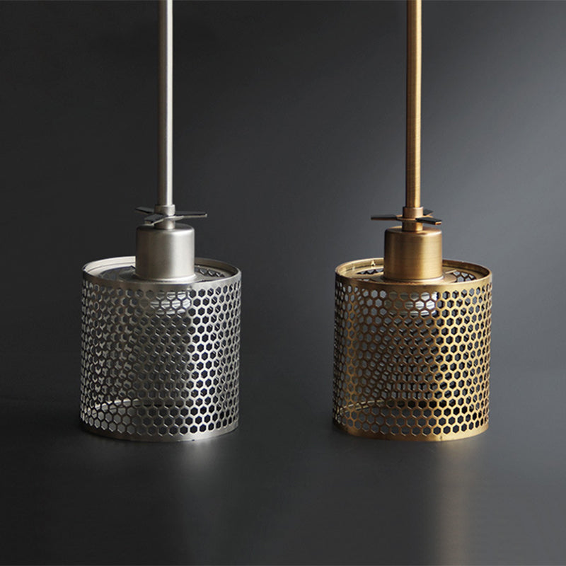 Hessa Contemporary Golden Pendant Light, Glass, Globe/Cylindric
