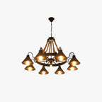 Epoch Vintage Industrial Rope Chandelier  Living Room