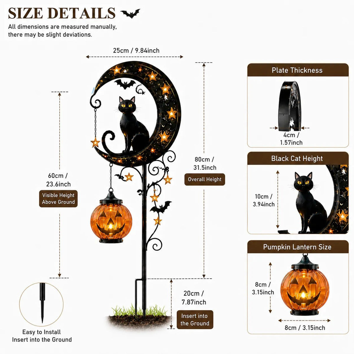 Solar Halloween Garden Light