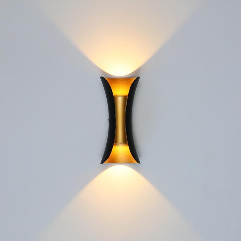 Noxel Curved Outdoor LED Wall Light – Stylish Wall-Mounted Lamp