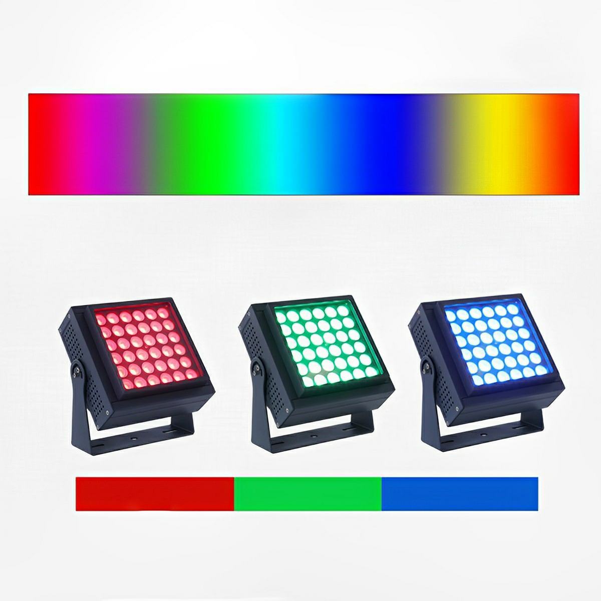 Waterproof Outdoor Landscape RGB Tree Spot Light With Remote Control