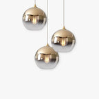 Brina Frosted Balloon Pendant Light Gradient