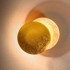 Arisha Modern Minimalist Moon Eclipse Round Wall Light