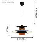Scandinavian Dome Pendant Light Warm White Minimalist Dining Room Living Room — 3 Sizes