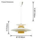 Scandinavian Dome Pendant Light Warm White Minimalist Dining Room Living Room — 3 Sizes