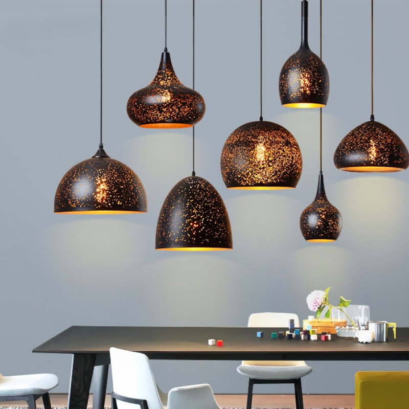 Alessio Geometry Pendant Light, 7 Style