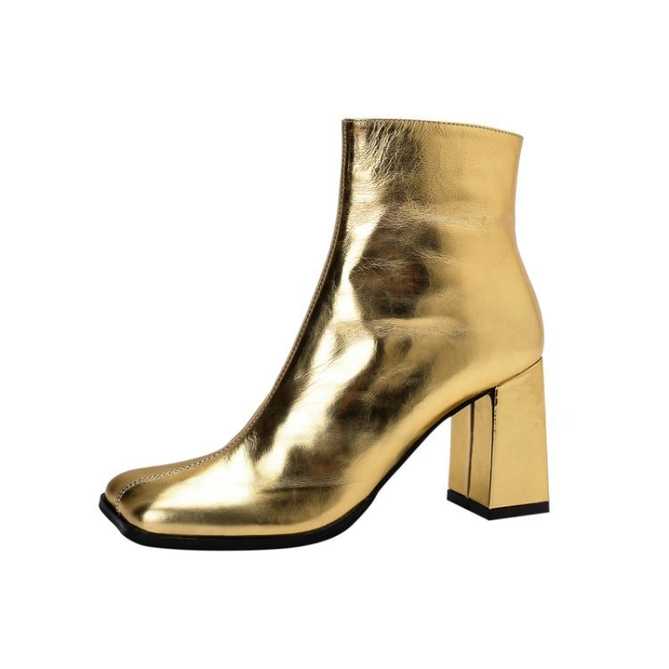 Women’s Genuine Leather Short Ankle Boots