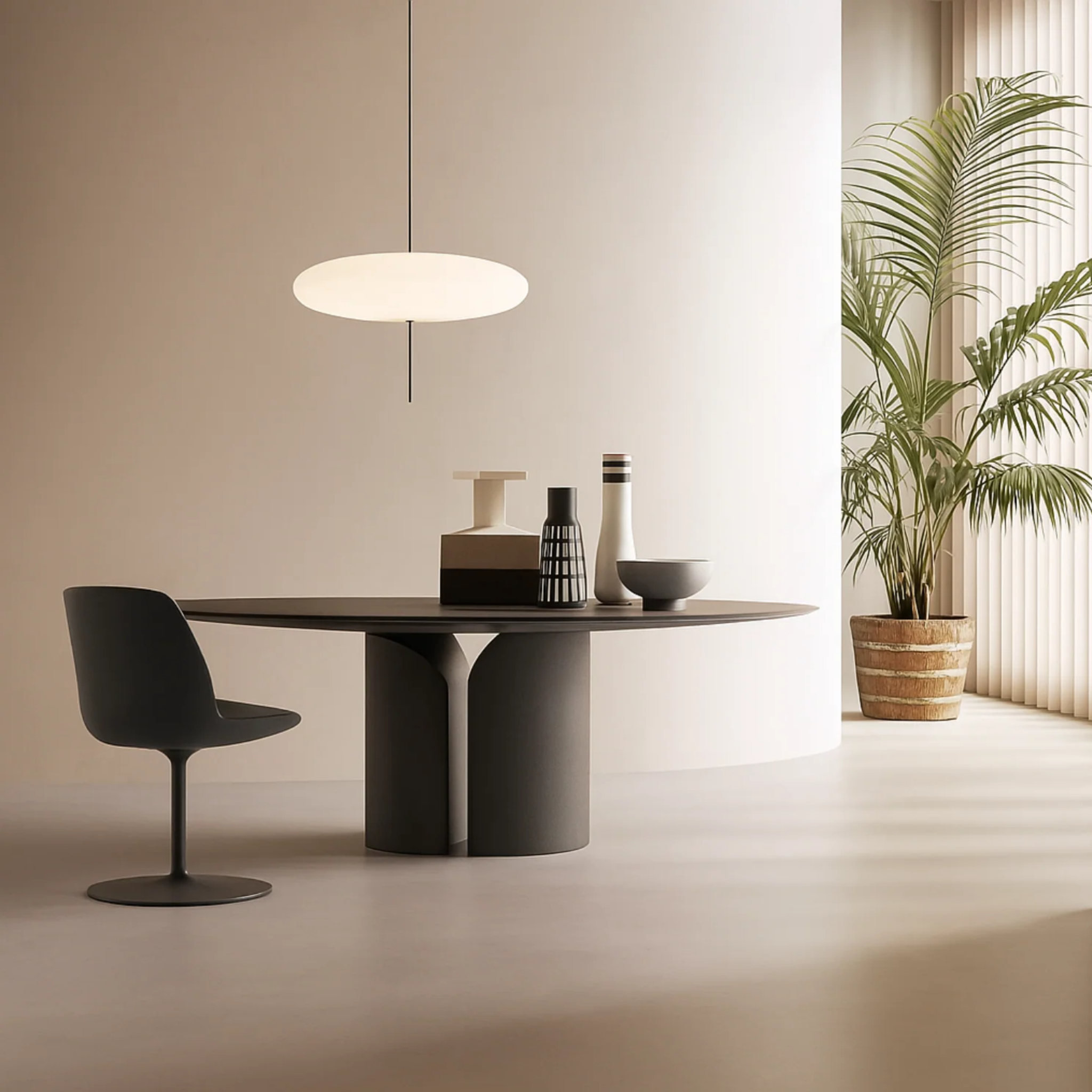 Nordic Flying Saucer LED Pendant Light White Modern Ceiling Bedroom Dining Room — 11 to 19 Inch