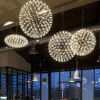 Arisha Firework Art Deco Orbit Shade Pendant Light