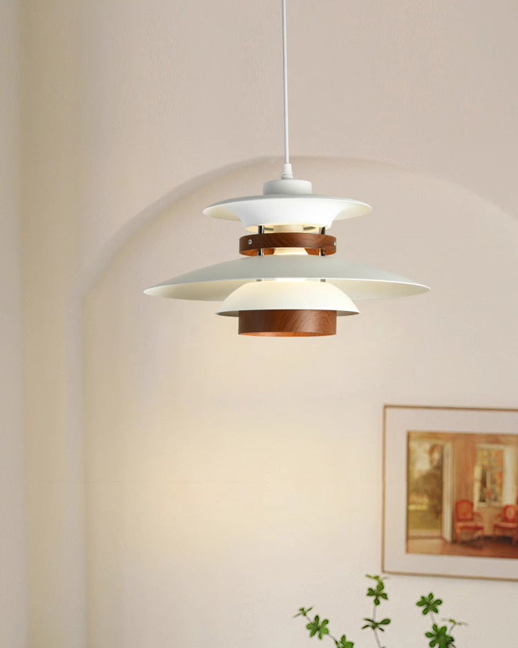 Scandinavian Dome Pendant Light Warm White Minimalist Dining Room Living Room — 3 Sizes