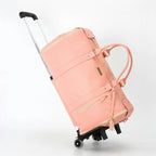 Amazirhub Foldable Garment Travel Bag with Wheels