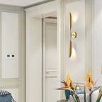 Phira Luxury Double-Head Gold Scabbard Wall Lamp