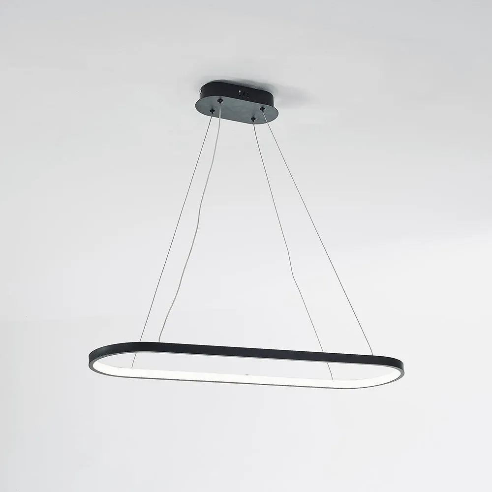 Junel Minimalist Oval Interior Hanging Pendant Light